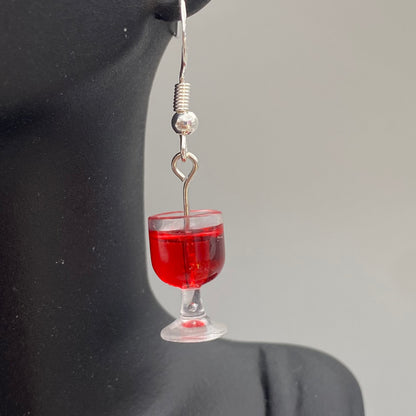 Wine Glass Earrings