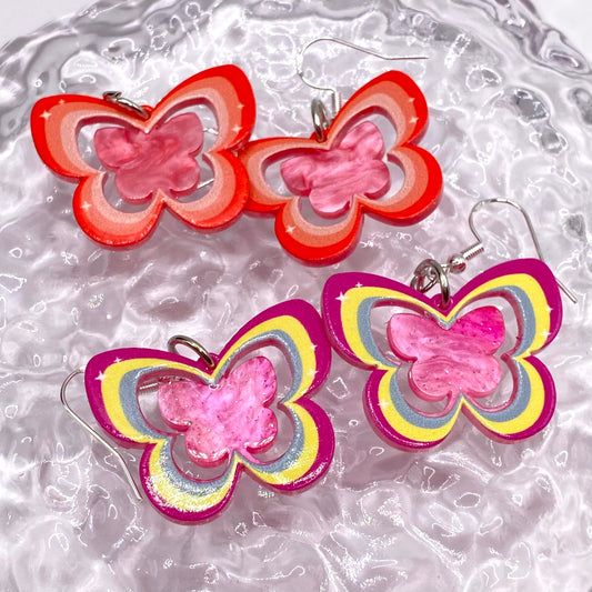 Groovy Butterfly Earrings