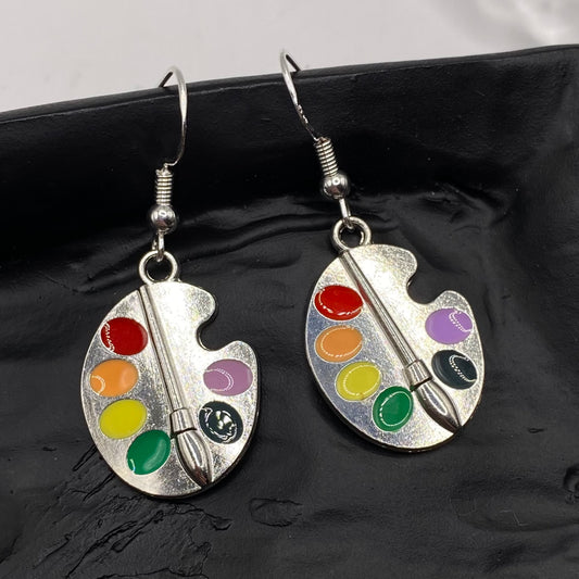 Paint Pallette Earrings
