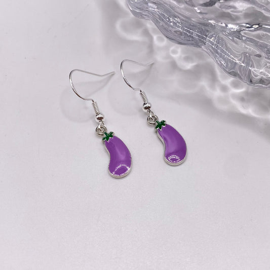 Aubergine Earrings