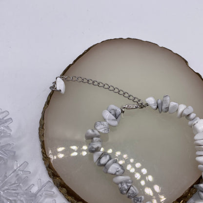 Snowflake White Crystal Bracelet