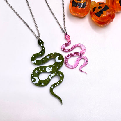 Colourful Snake Necklace