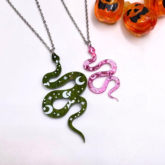 Colourful Snake Necklace
