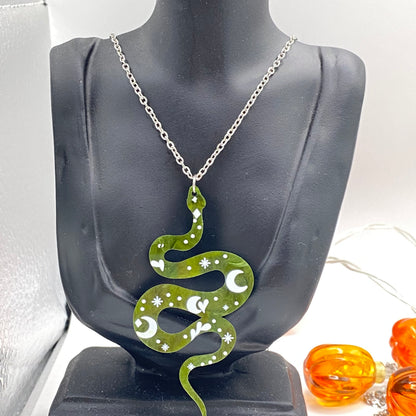 Colourful Snake Necklace