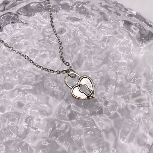 Lock Heart Necklace