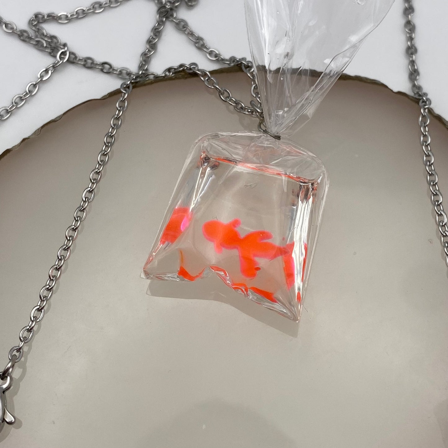 Fish Bag Necklace