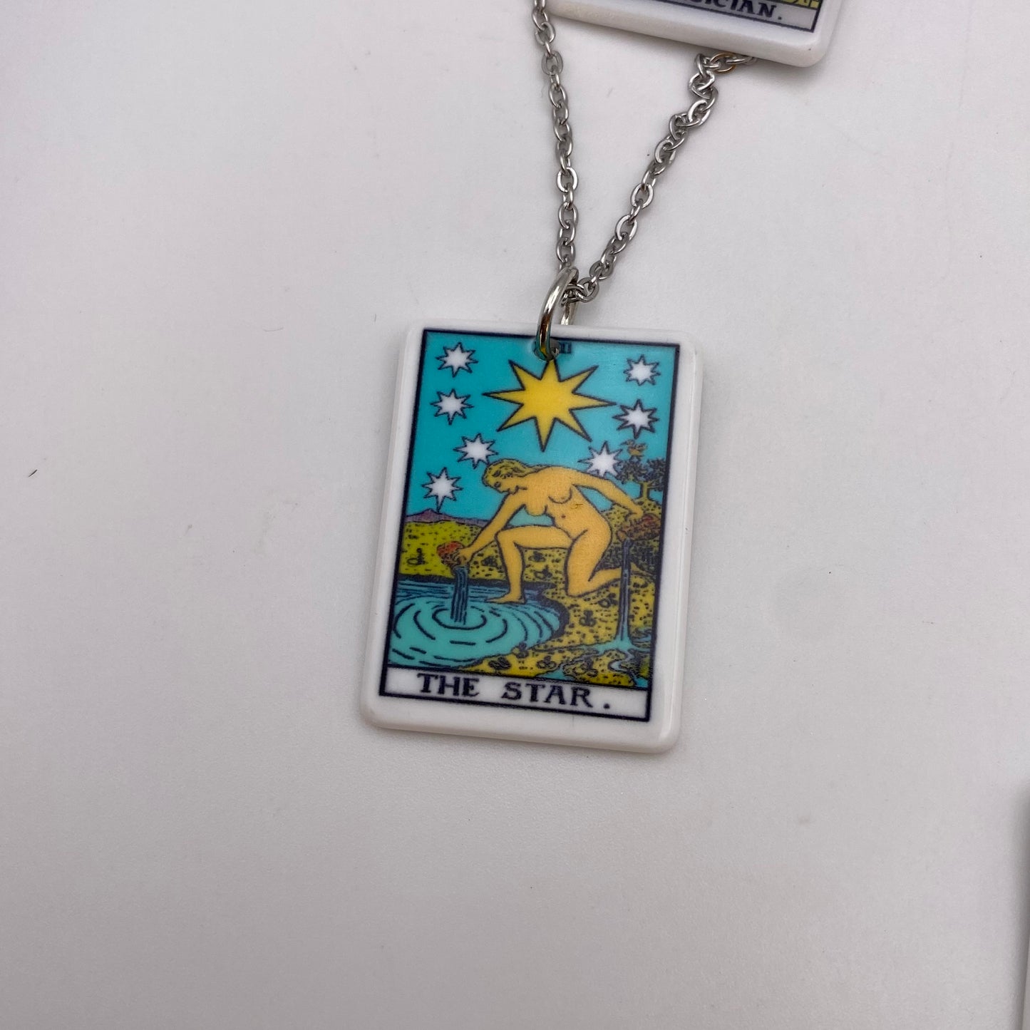 Colourful Tarot Card Necklace