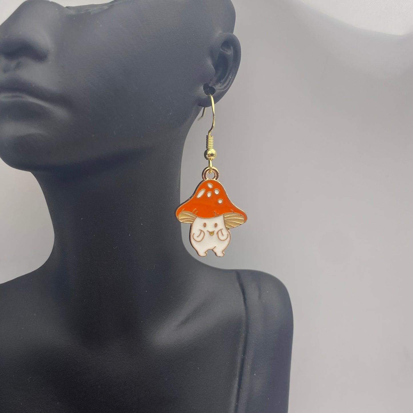 Cartoon Mushroom Earrings