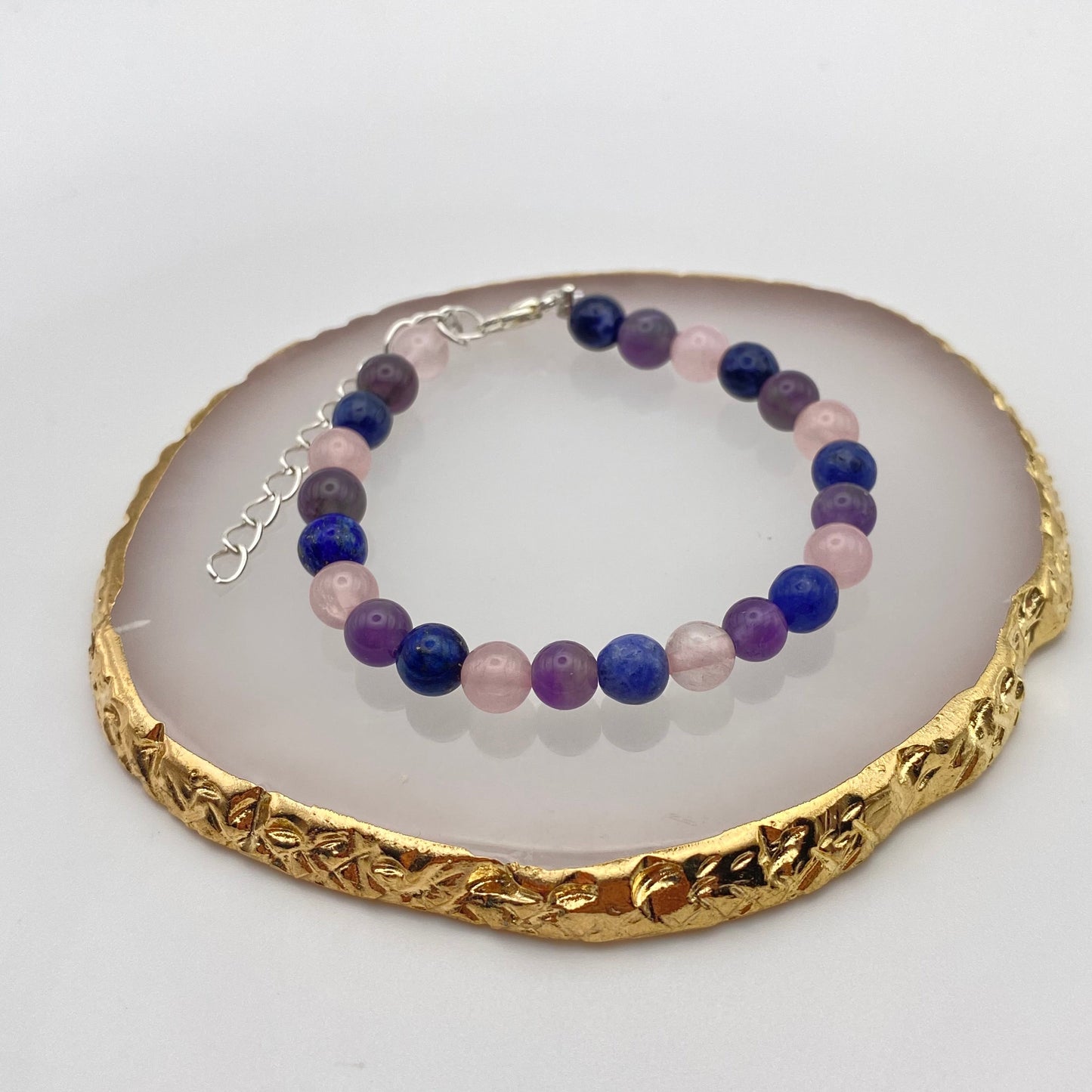 Round Rainbow Crystal Bracelets