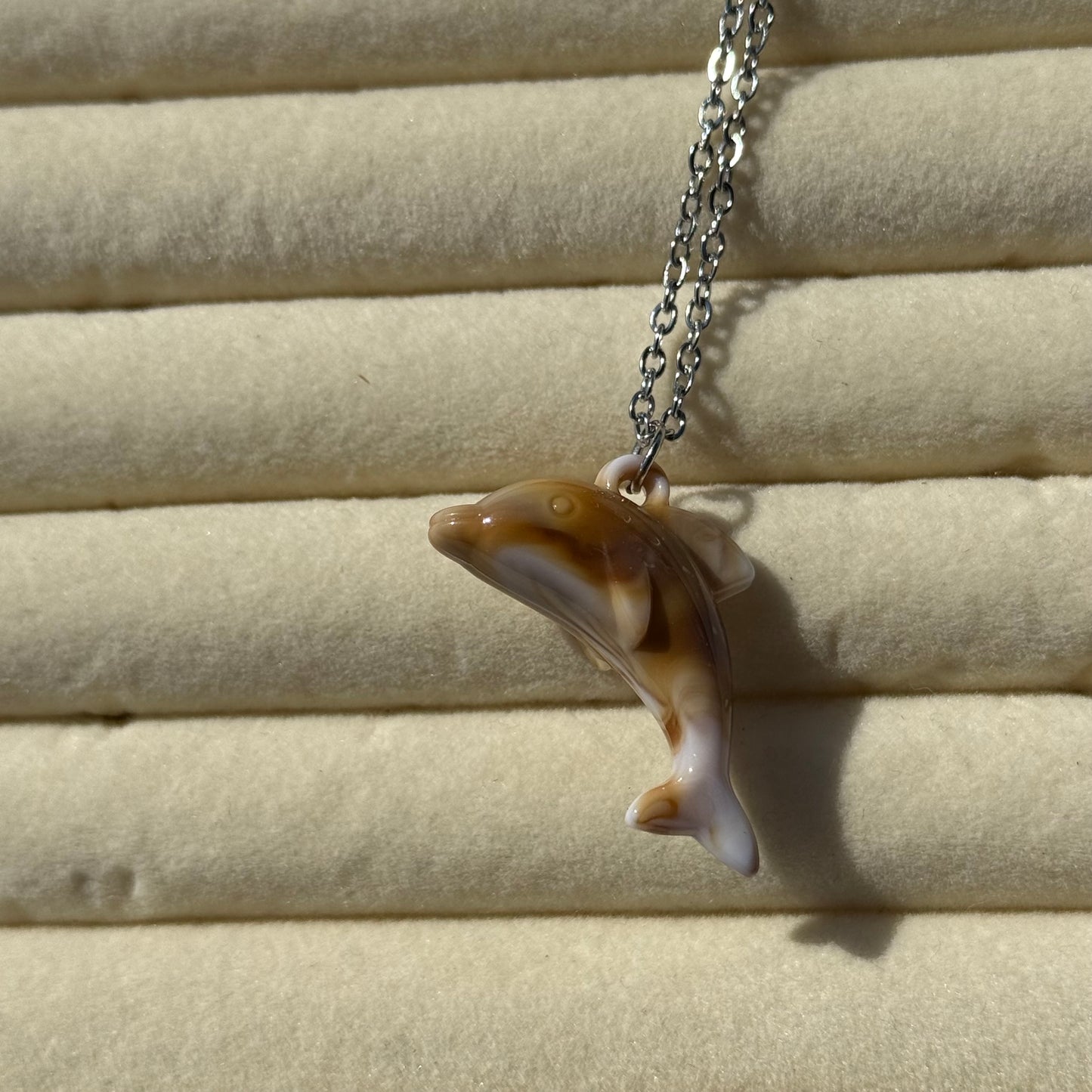 Beachy Shell Print Necklace