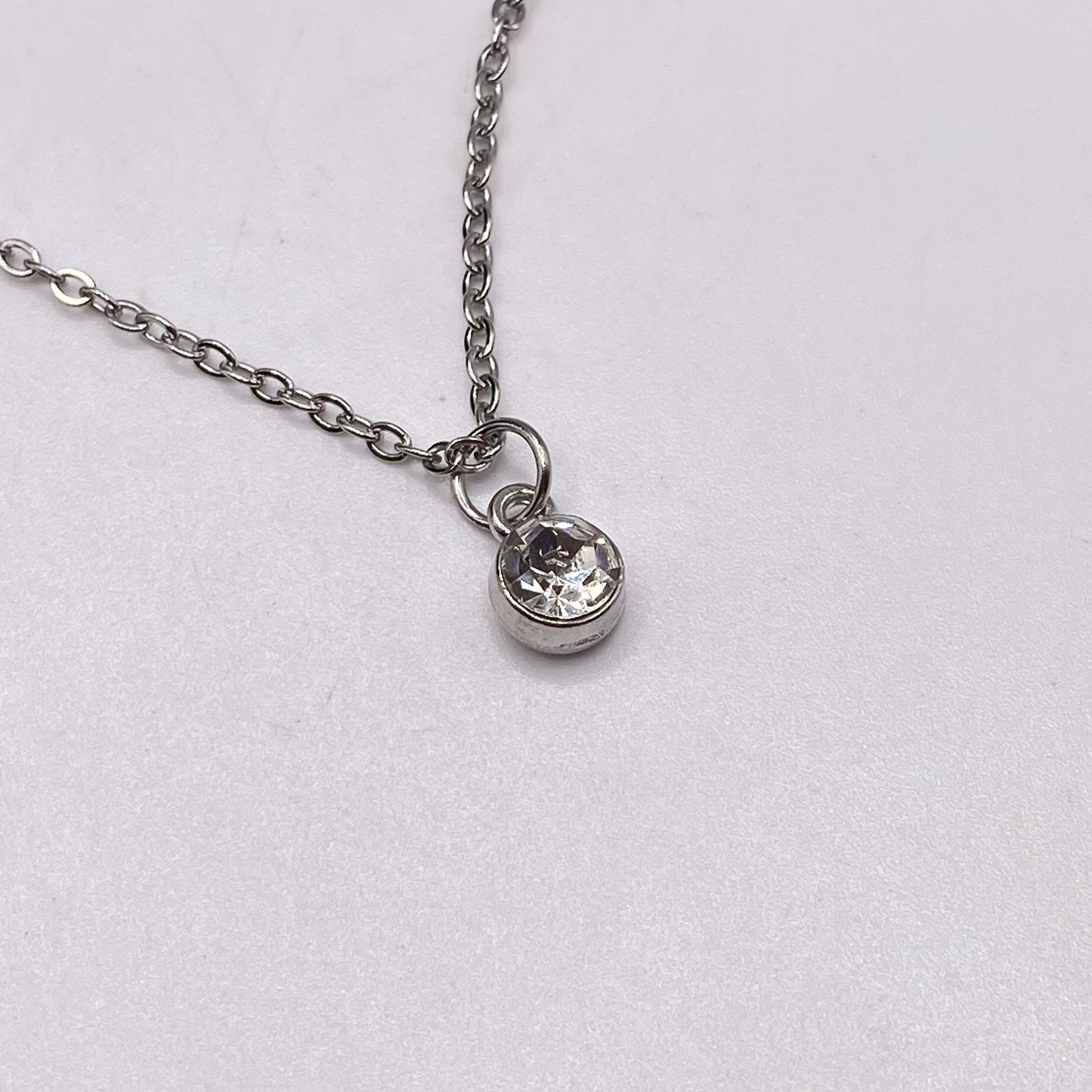 Gemstone Birthstone Crystal Necklace