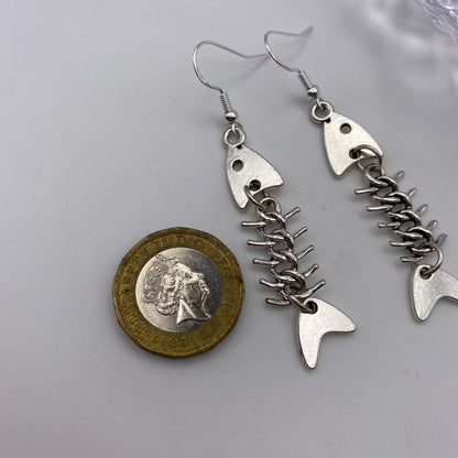 Fish Bone Earrings