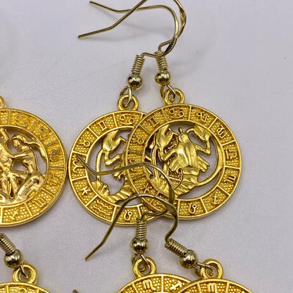 Gold Image Star Sign Earrings