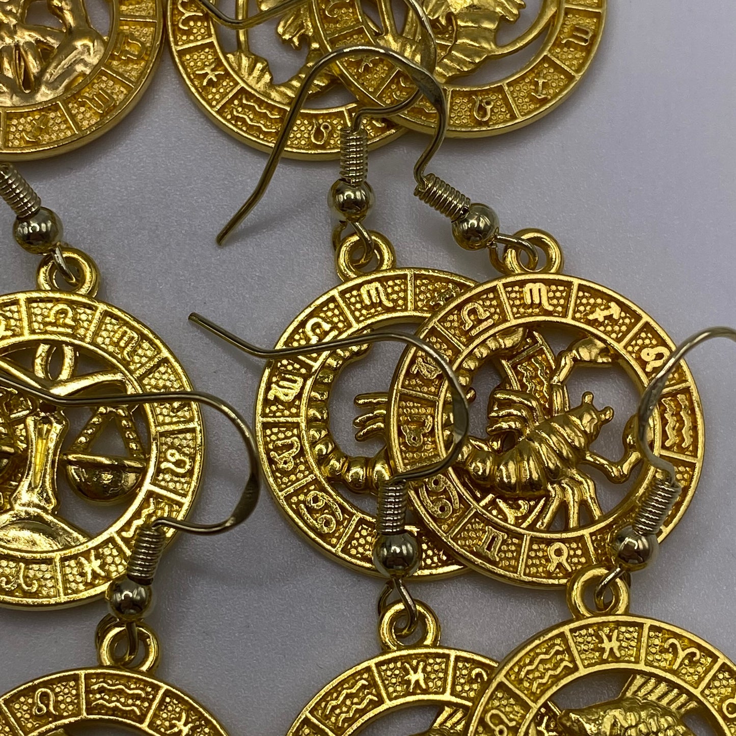 Gold Image Star Sign Earrings