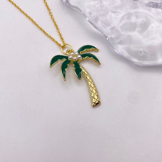 Palm Tree Necklace
