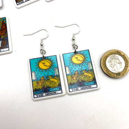 Colourful Tarot Card Earrings
