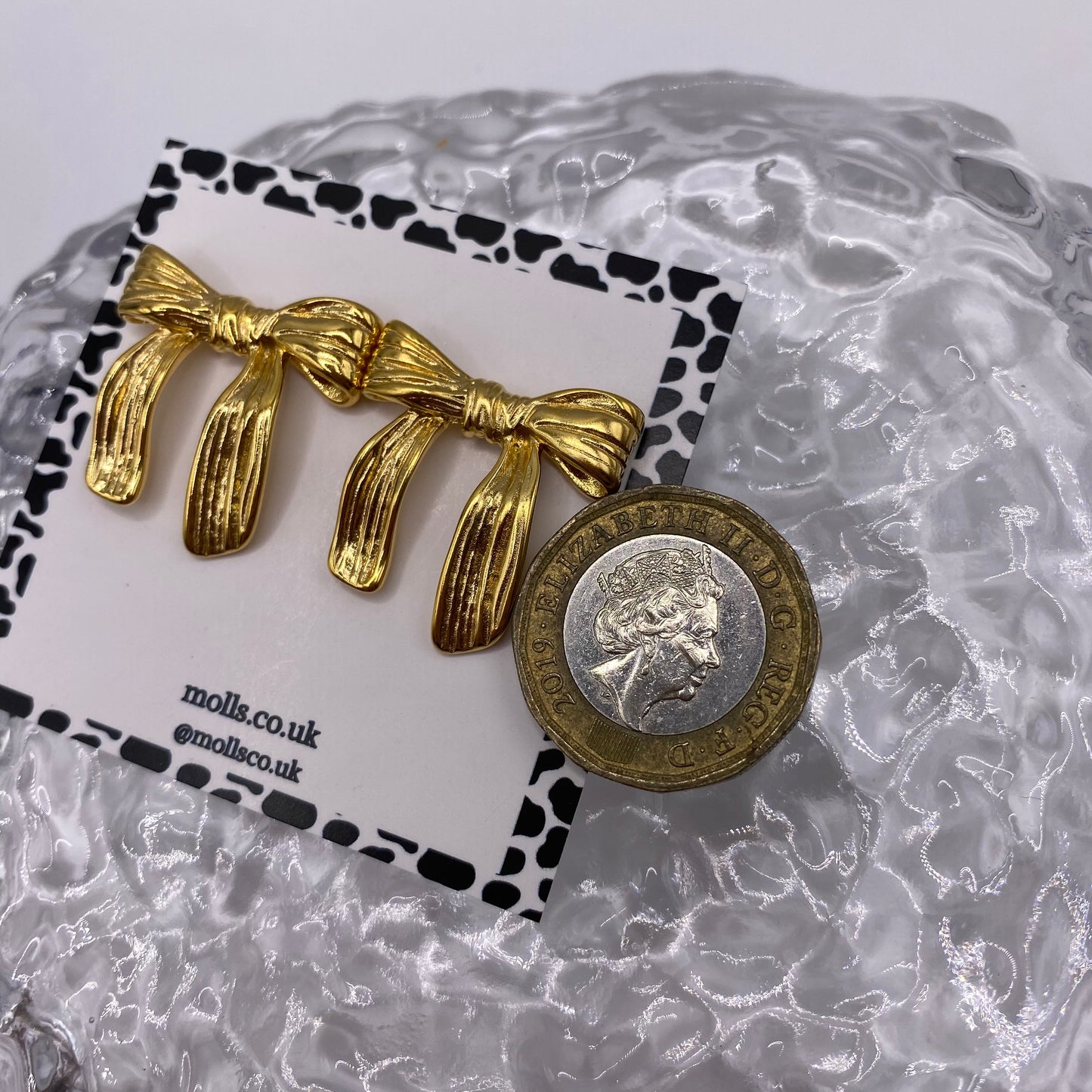 Bow Ribbon Stud Earrings