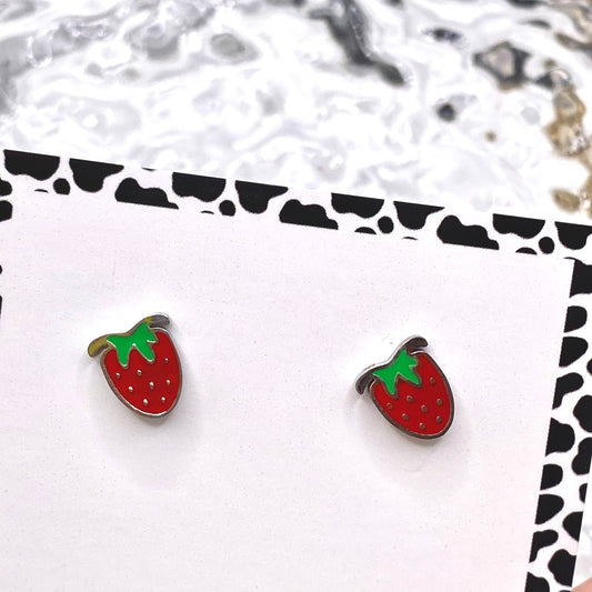 Strawberry Stud Earrings