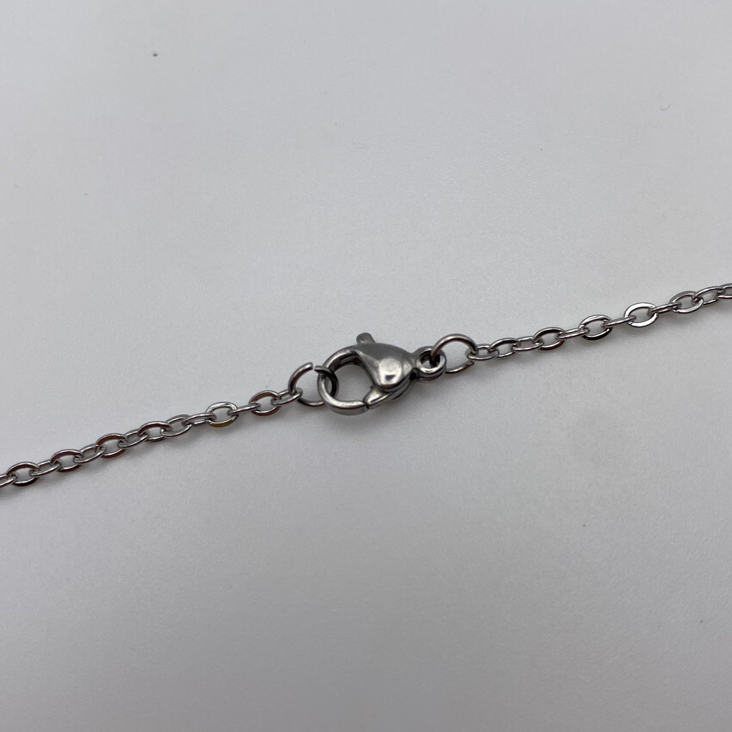 Silver Melting Pearl Heart Necklace