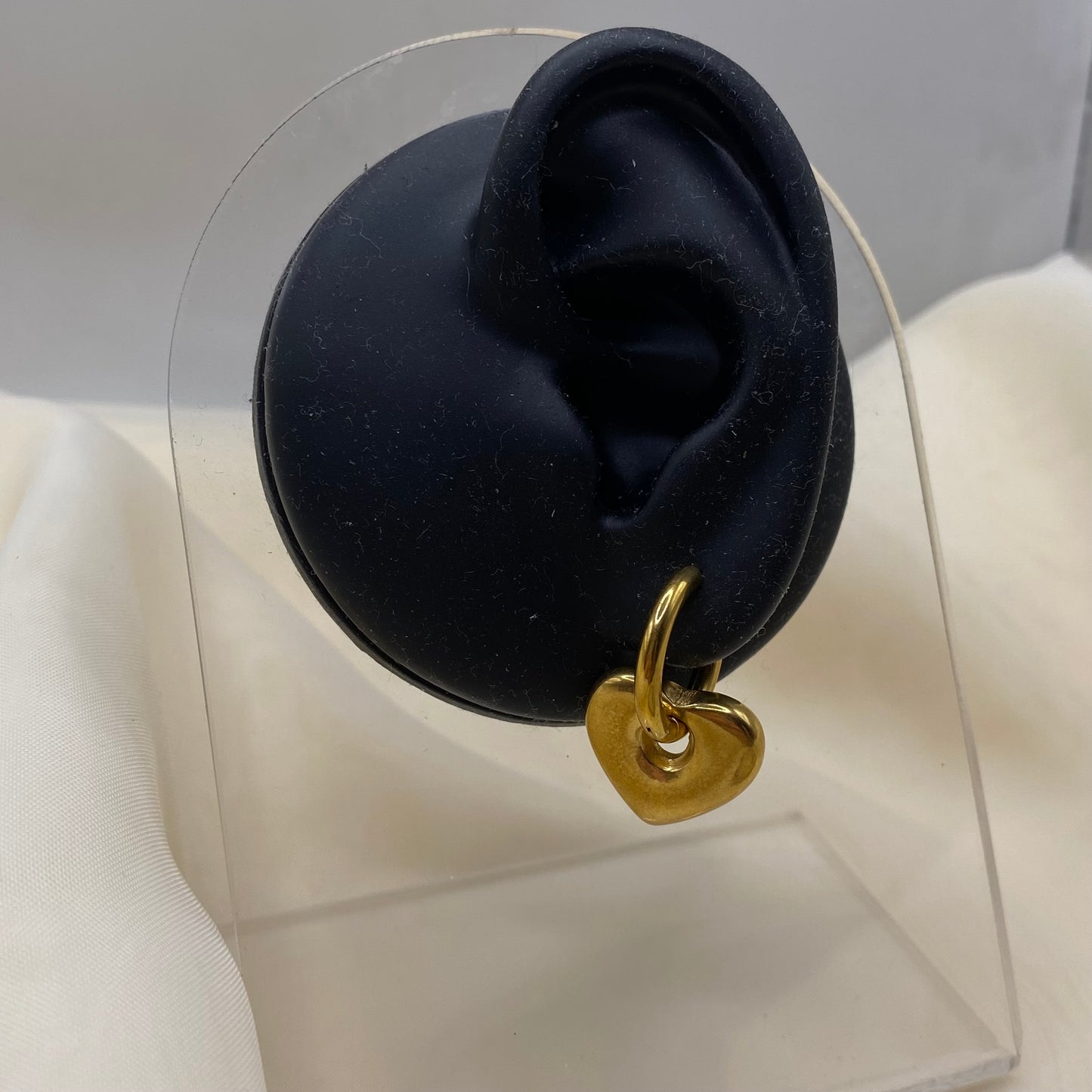Heart Hoop Earrings