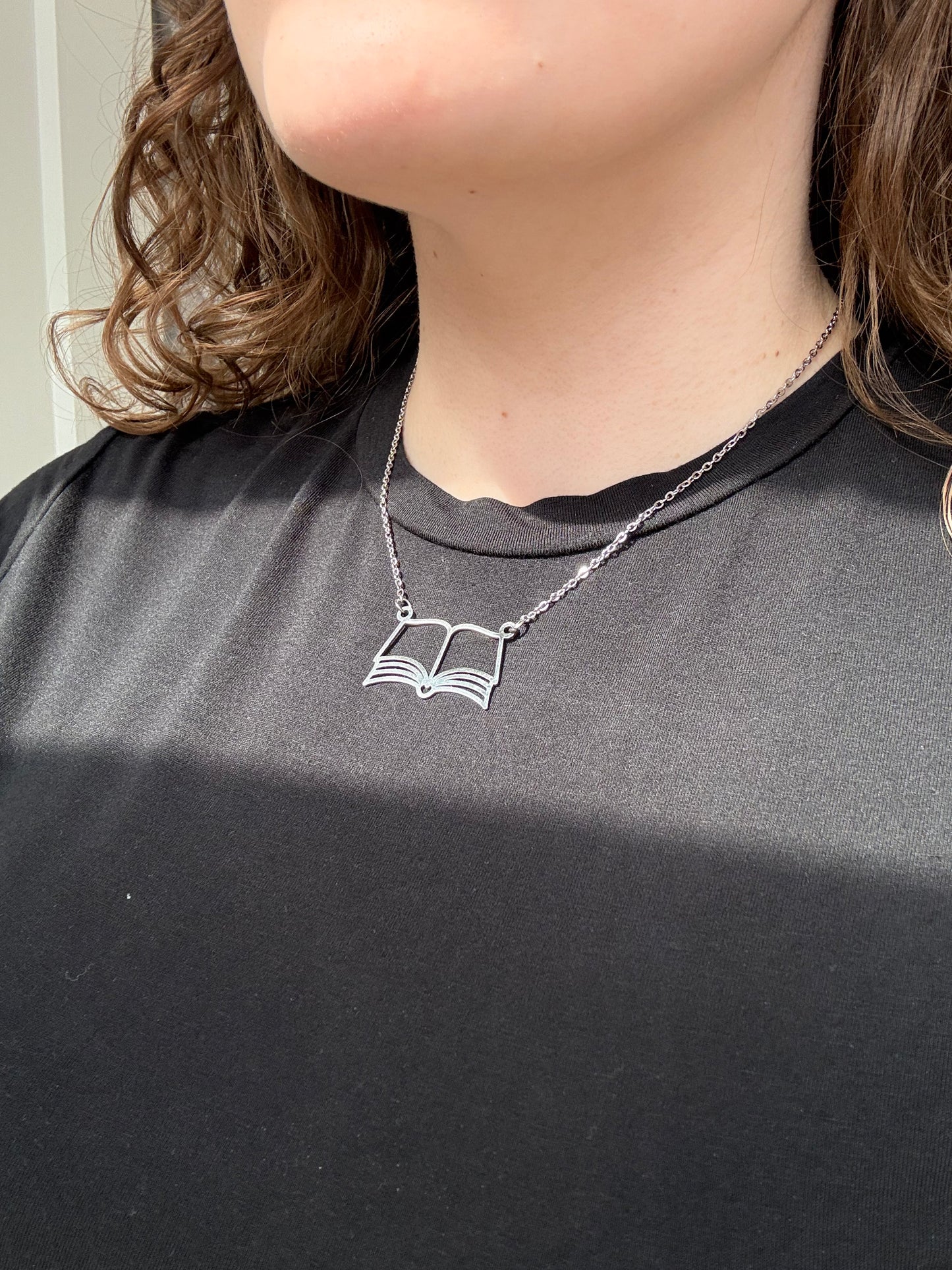 Book Connector Necklace