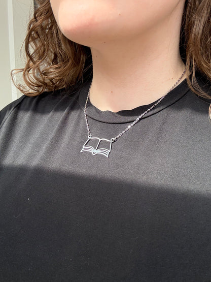 Book Connector Necklace