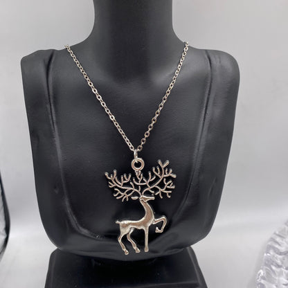 Big Antler Reindeer Necklace