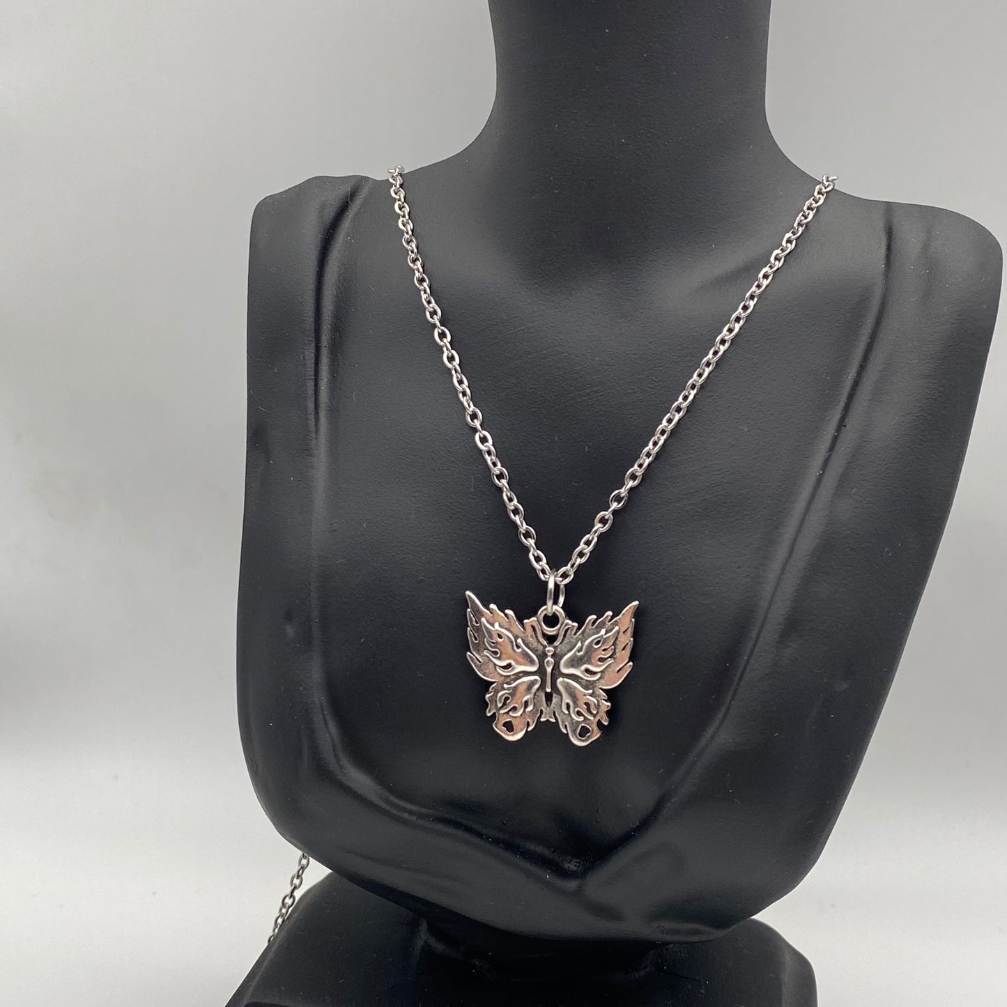 Fire Butterfly Necklace