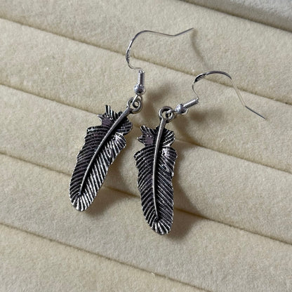 Ruffled Feather Earrings