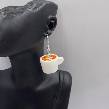 Christmas Coffee Earrings