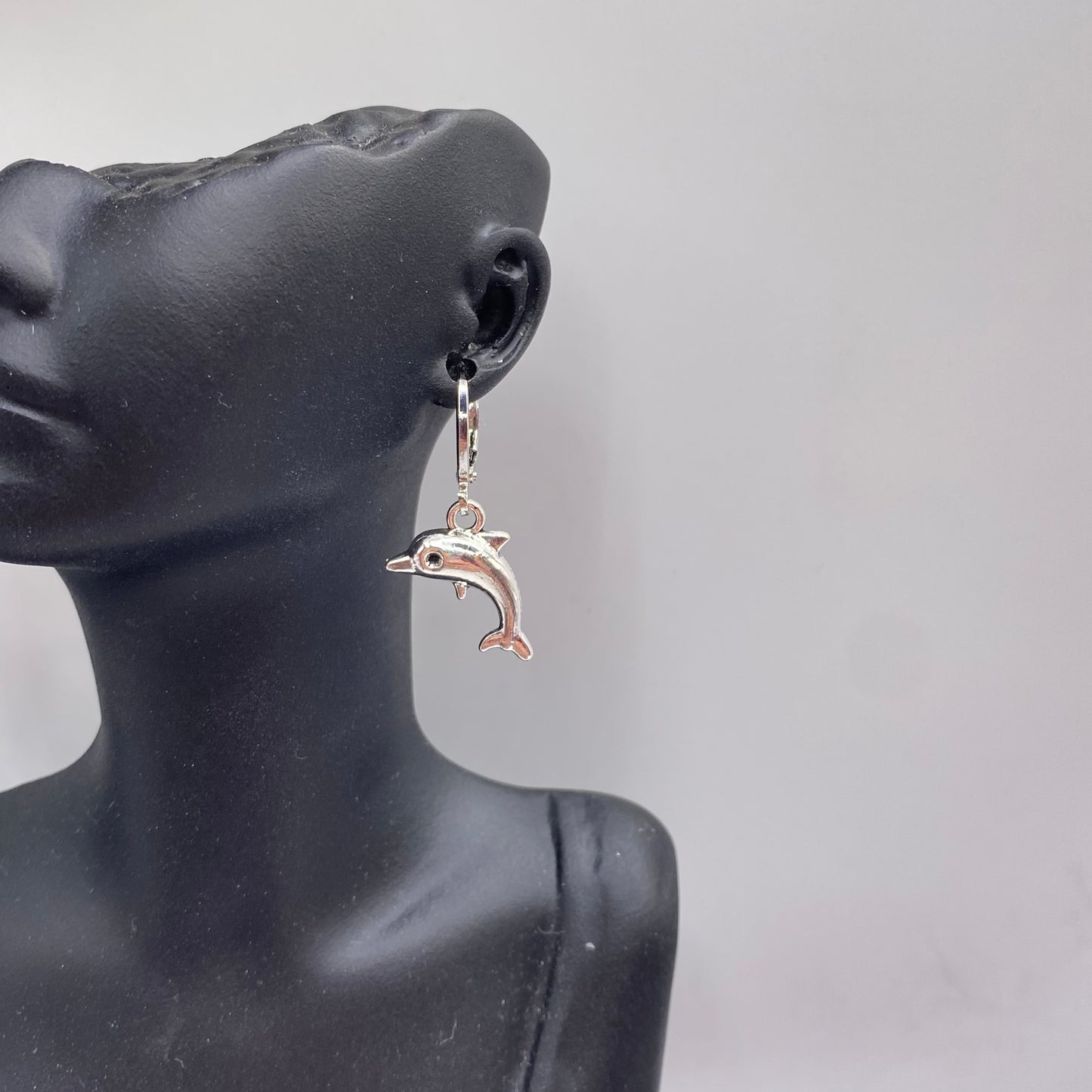 Dolphin Huggie Hoop Earrings