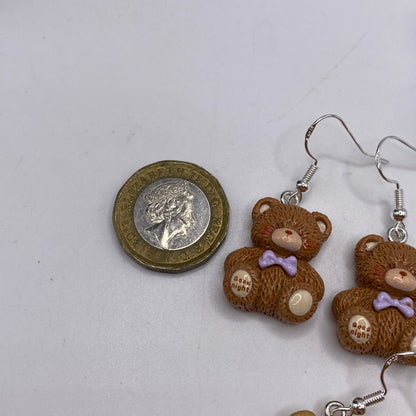 Teddy Bear Earrings