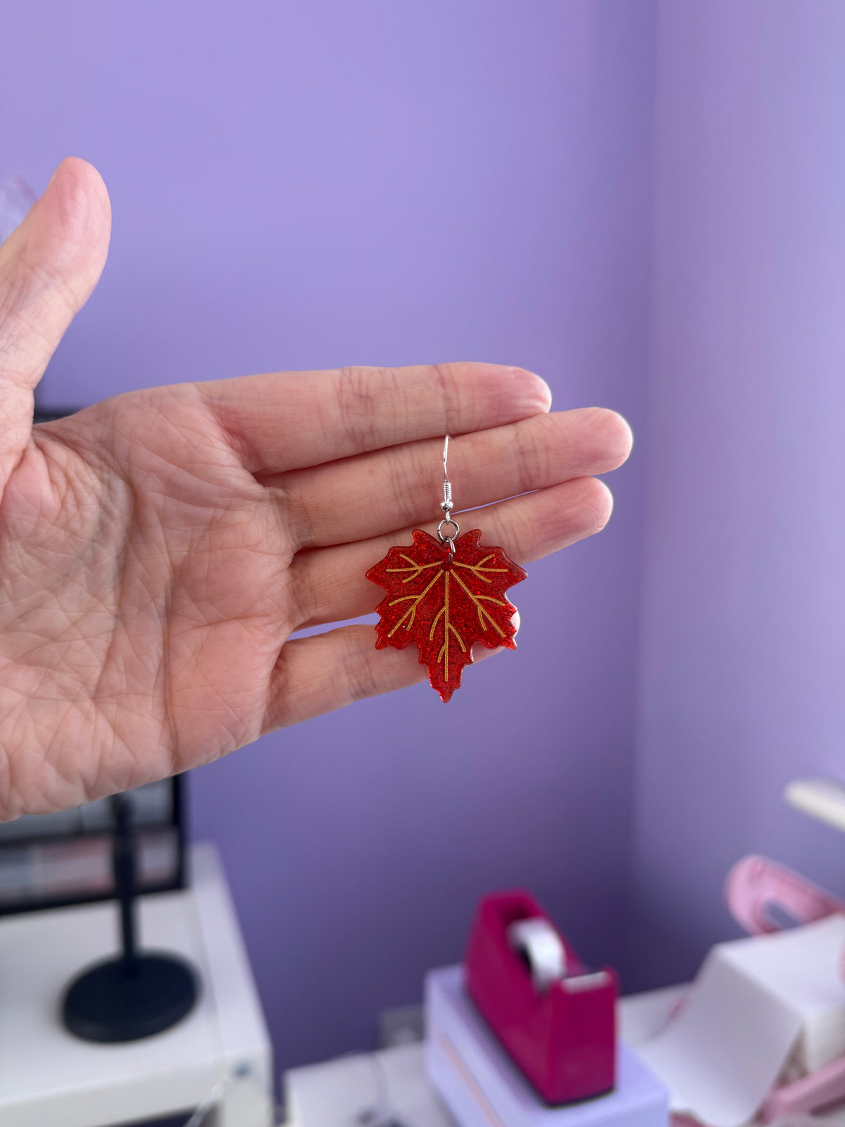Autumn custom earrings [GOLD]