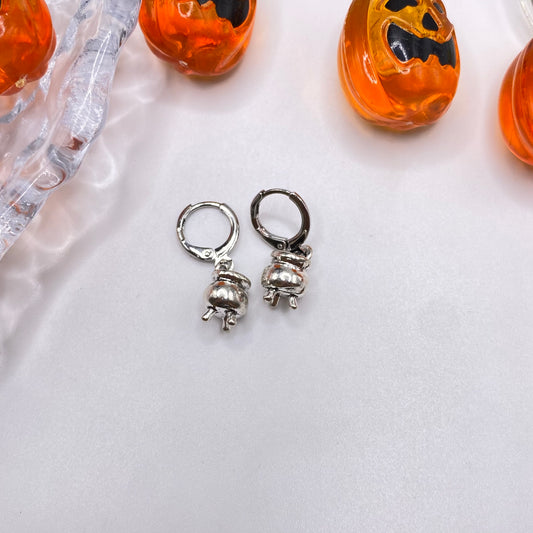 Cauldron Huggie Hoop Earrings