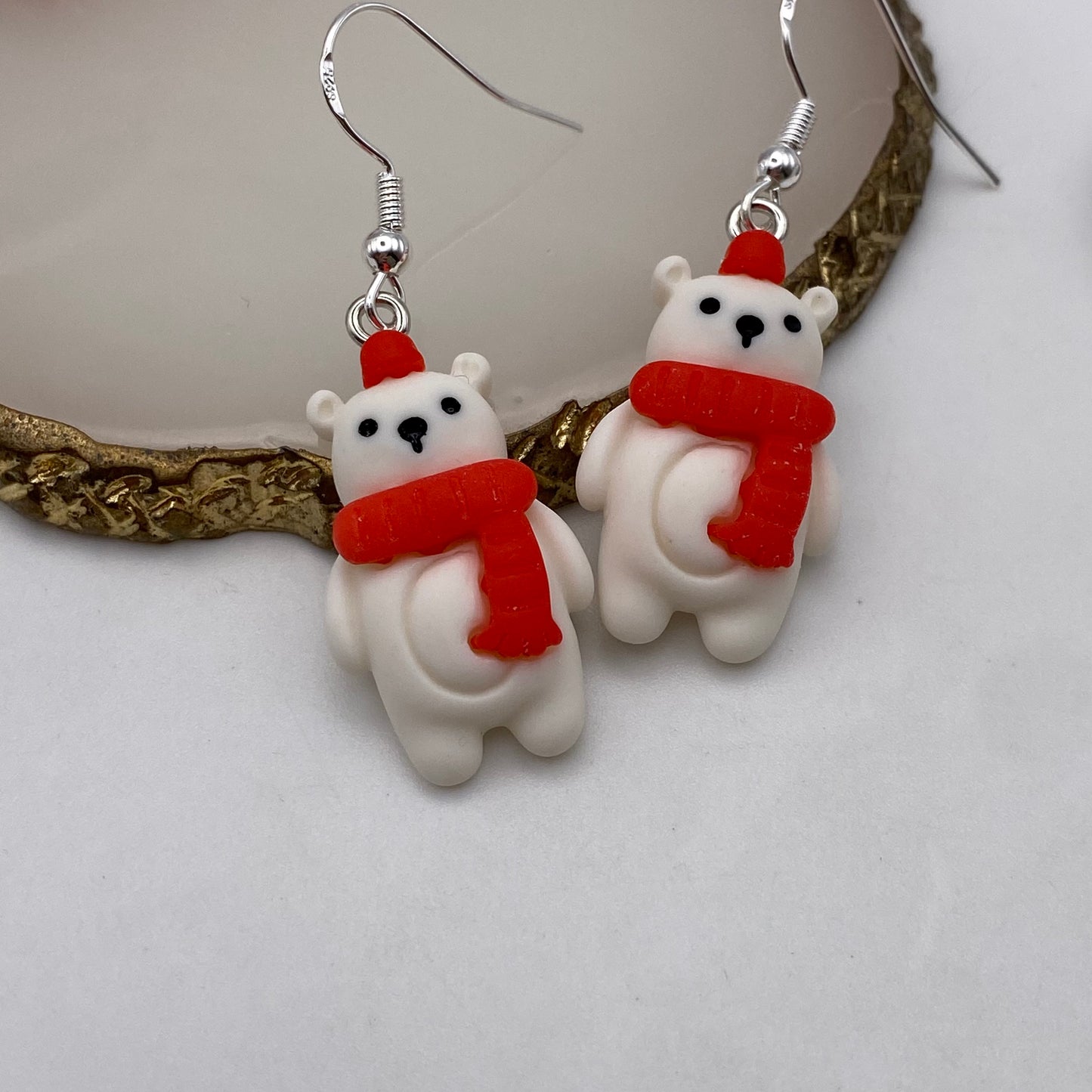 Polar Bear Earrings