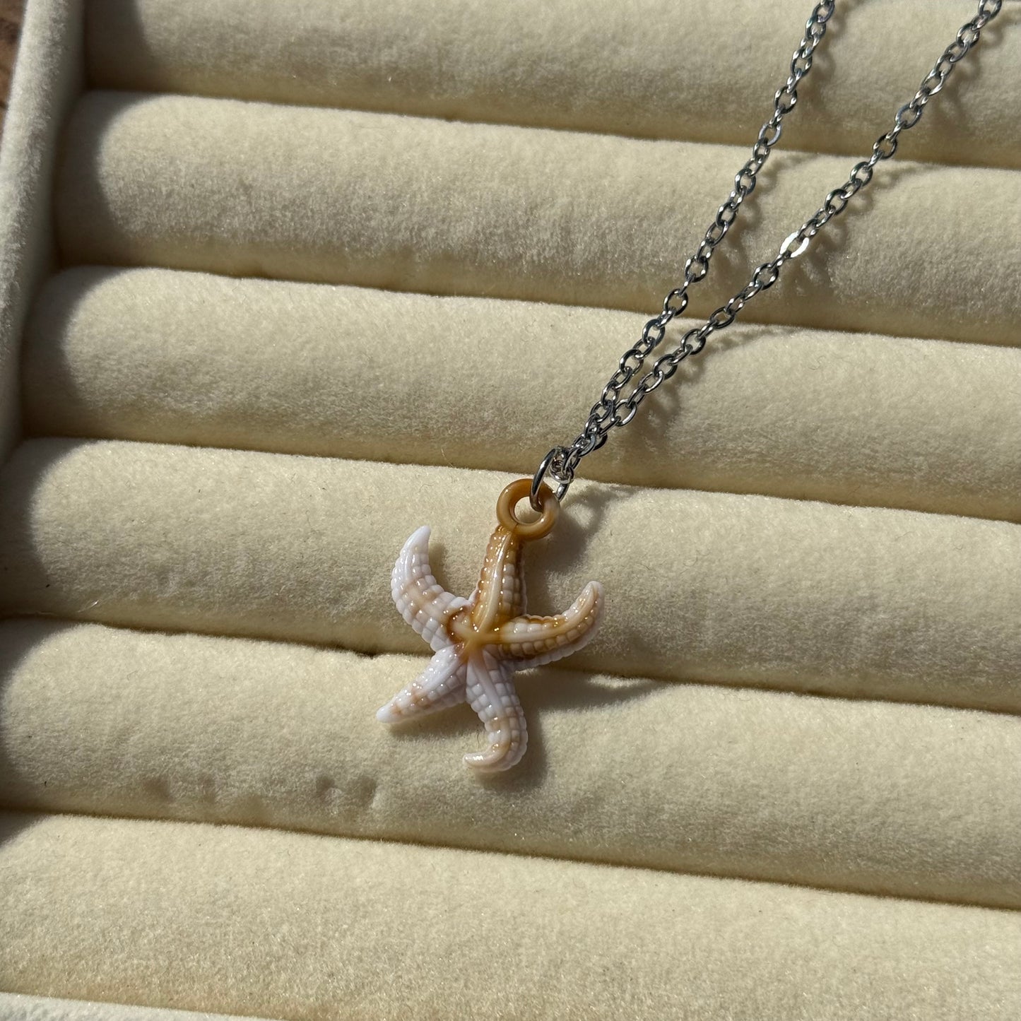 Beachy Shell Print Necklace