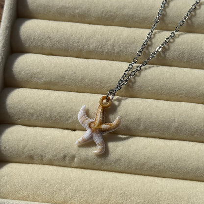 Beachy Shell Print Necklace