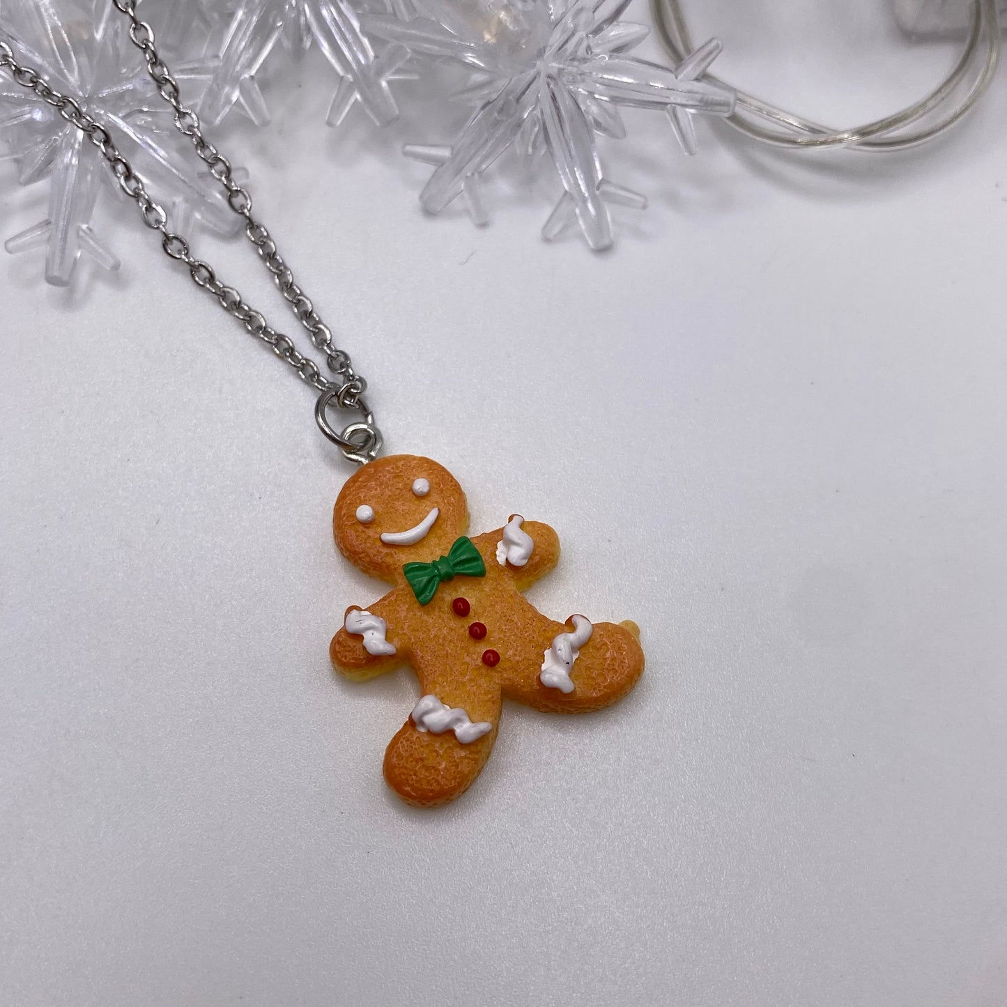 Gingerbread Tree Necklace