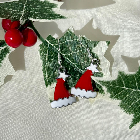 Santa Hat Earrings