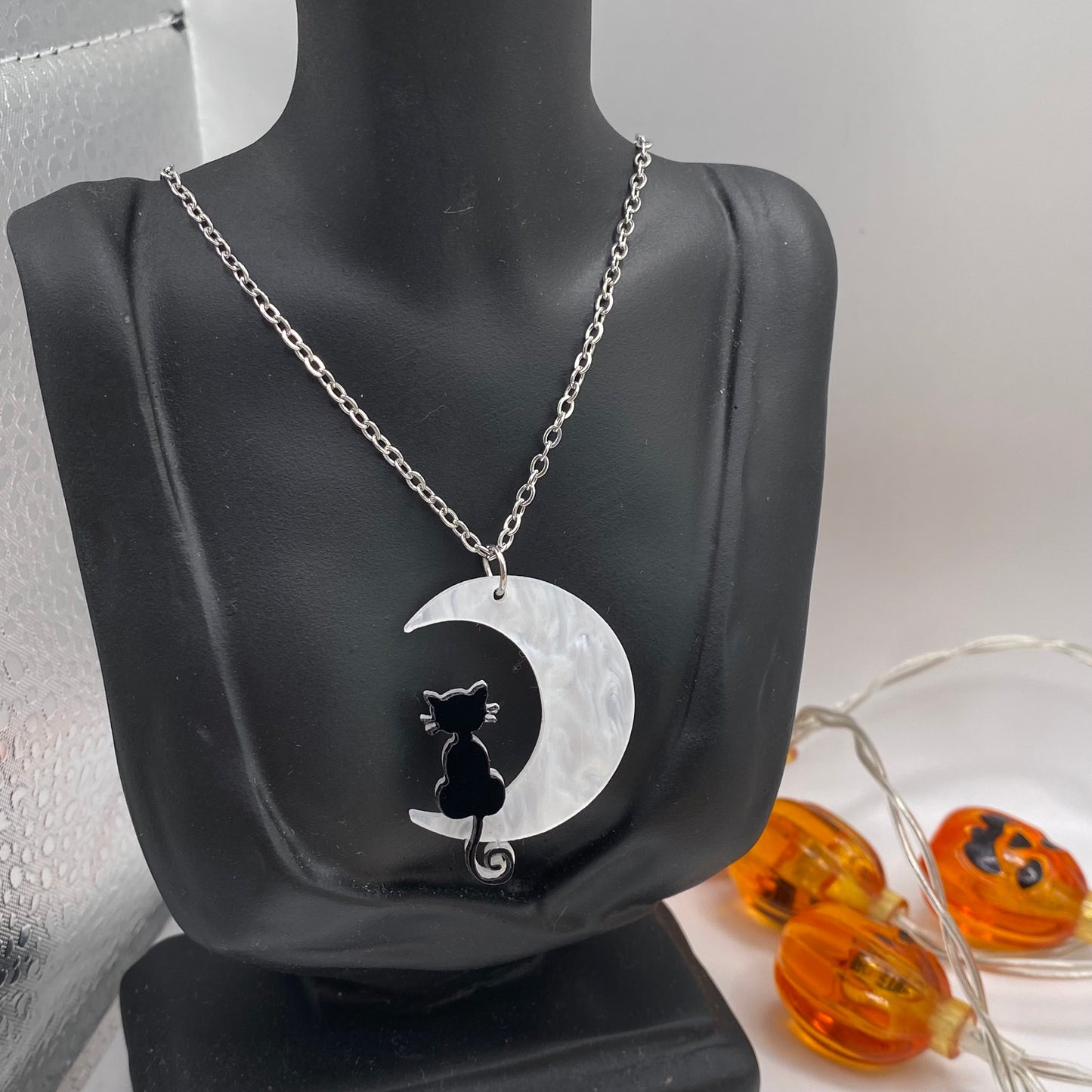 Moon Cat Necklace