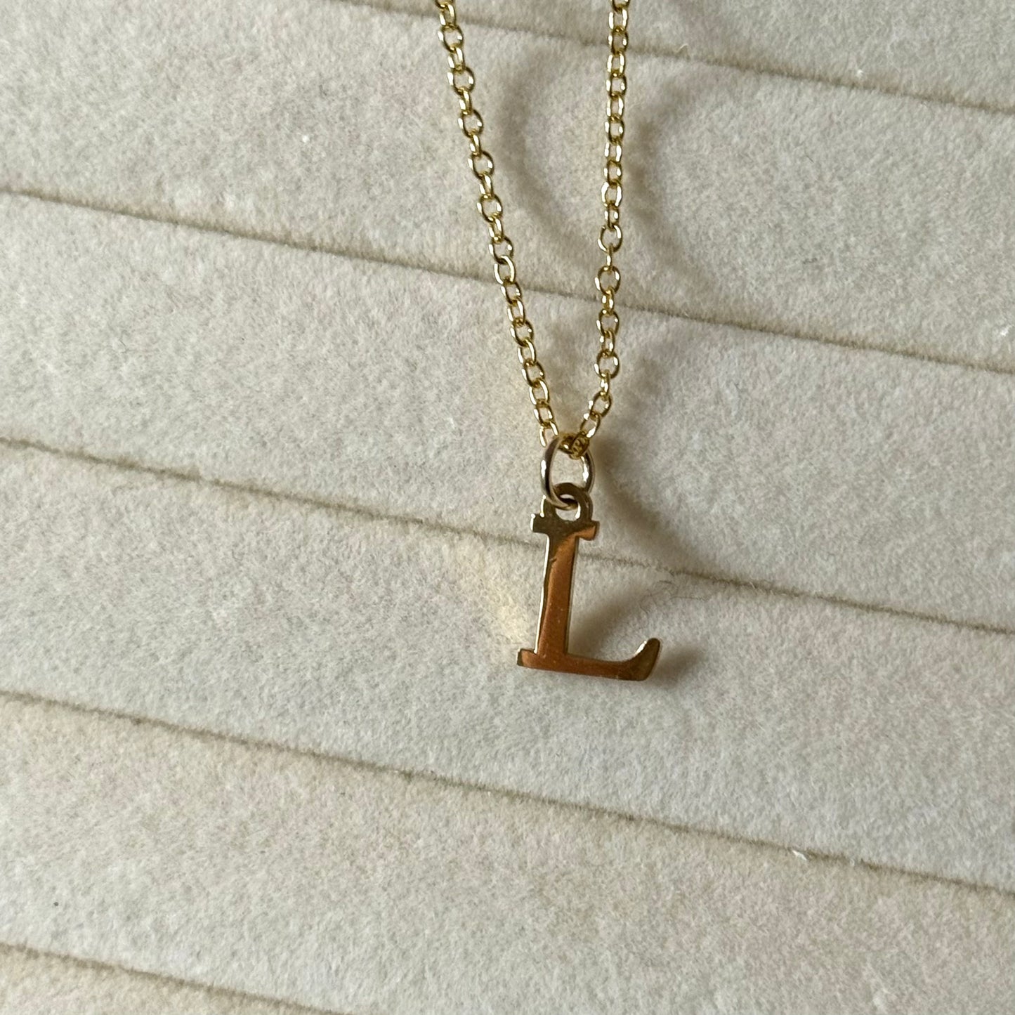 Gold ‘L’ Necklace