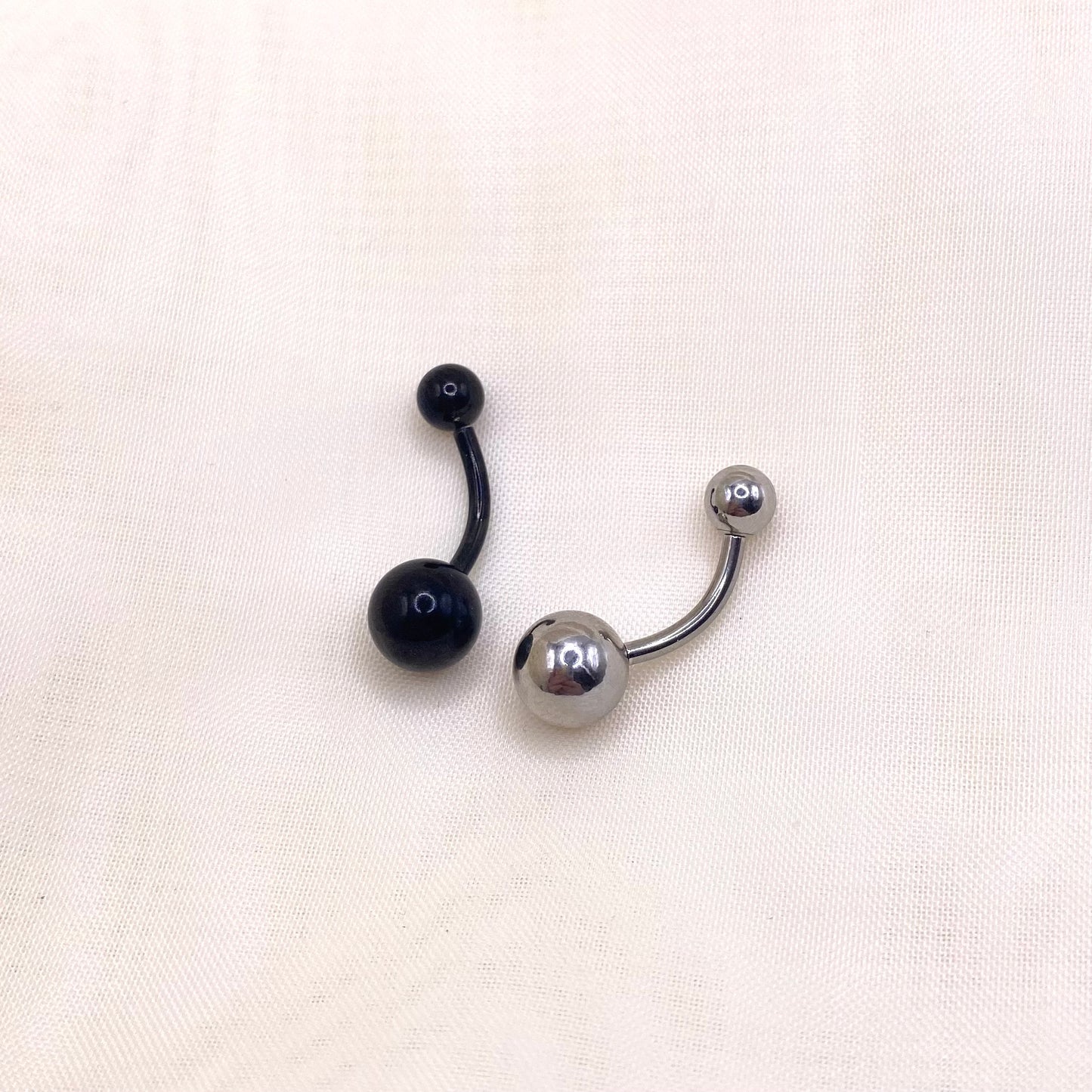 Plain Ball Belly Bar Piercing