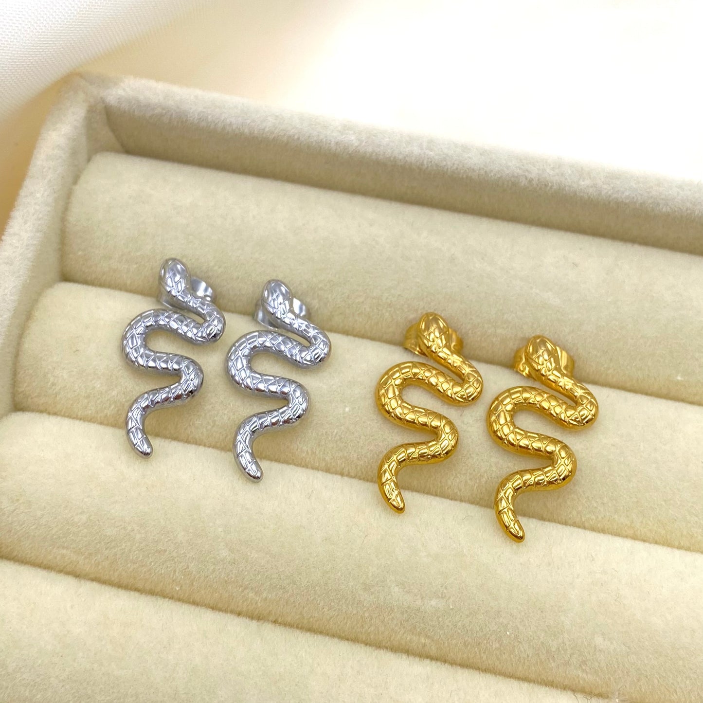 Snake Stud Earrings