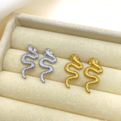 Snake Stud Earrings