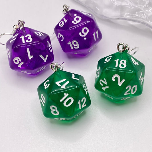 Playing Dice Earrings
