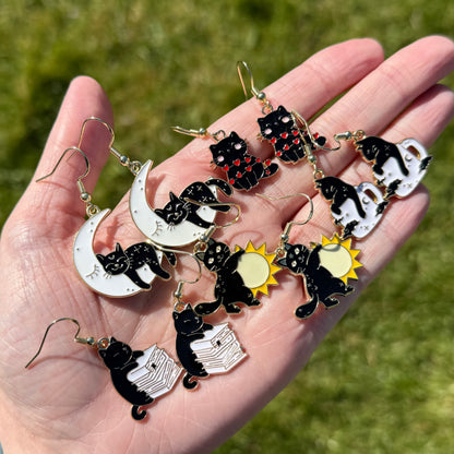 Self Care Cats Earrings
