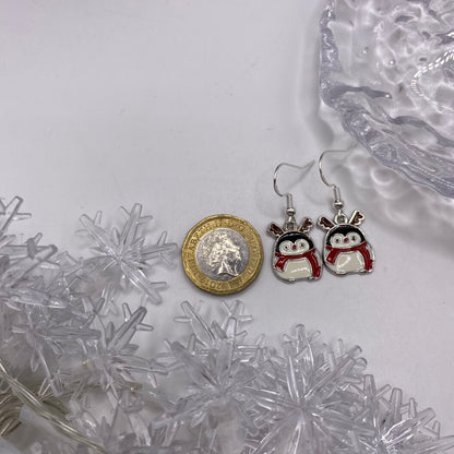 Reindeer Penguin Earrings