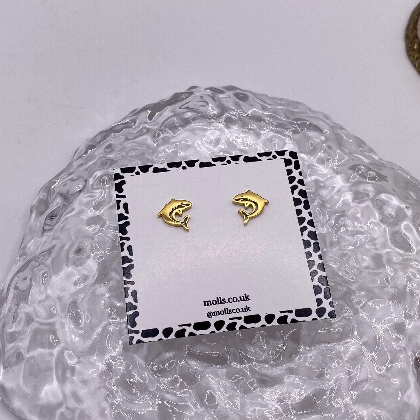 Gold Summer Stud Earrings