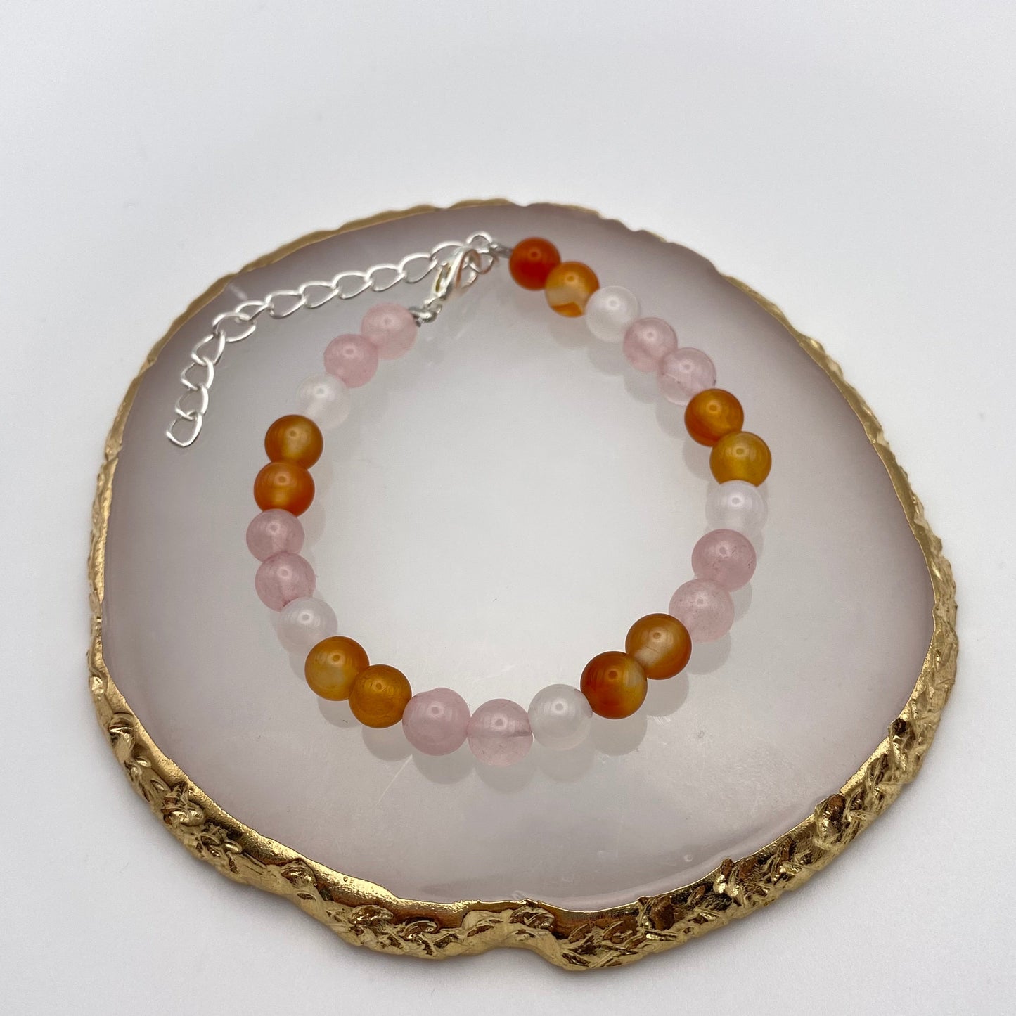 Round Rainbow Crystal Bracelets