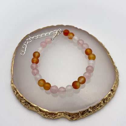 Round Rainbow Crystal Bracelets